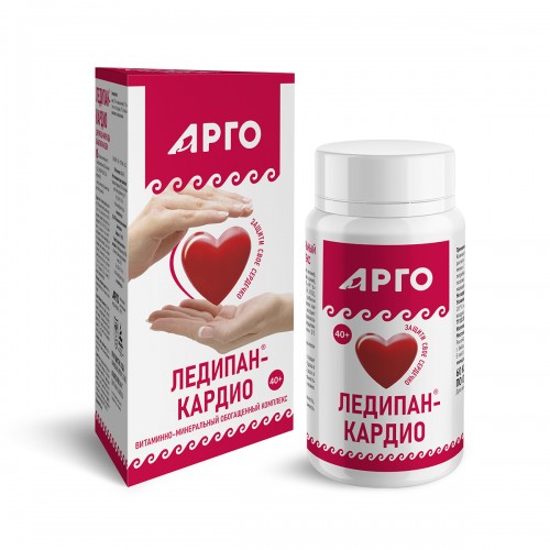Купить Витаминно-минеральный обогащенный комплекс Ледипан-кардио, капсулы, 60 шт  г. Брянск  