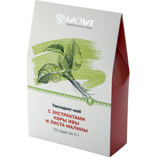 Купить Токсидонт-май с экстрактами коры ивы и листа малины  г. Брянск  
